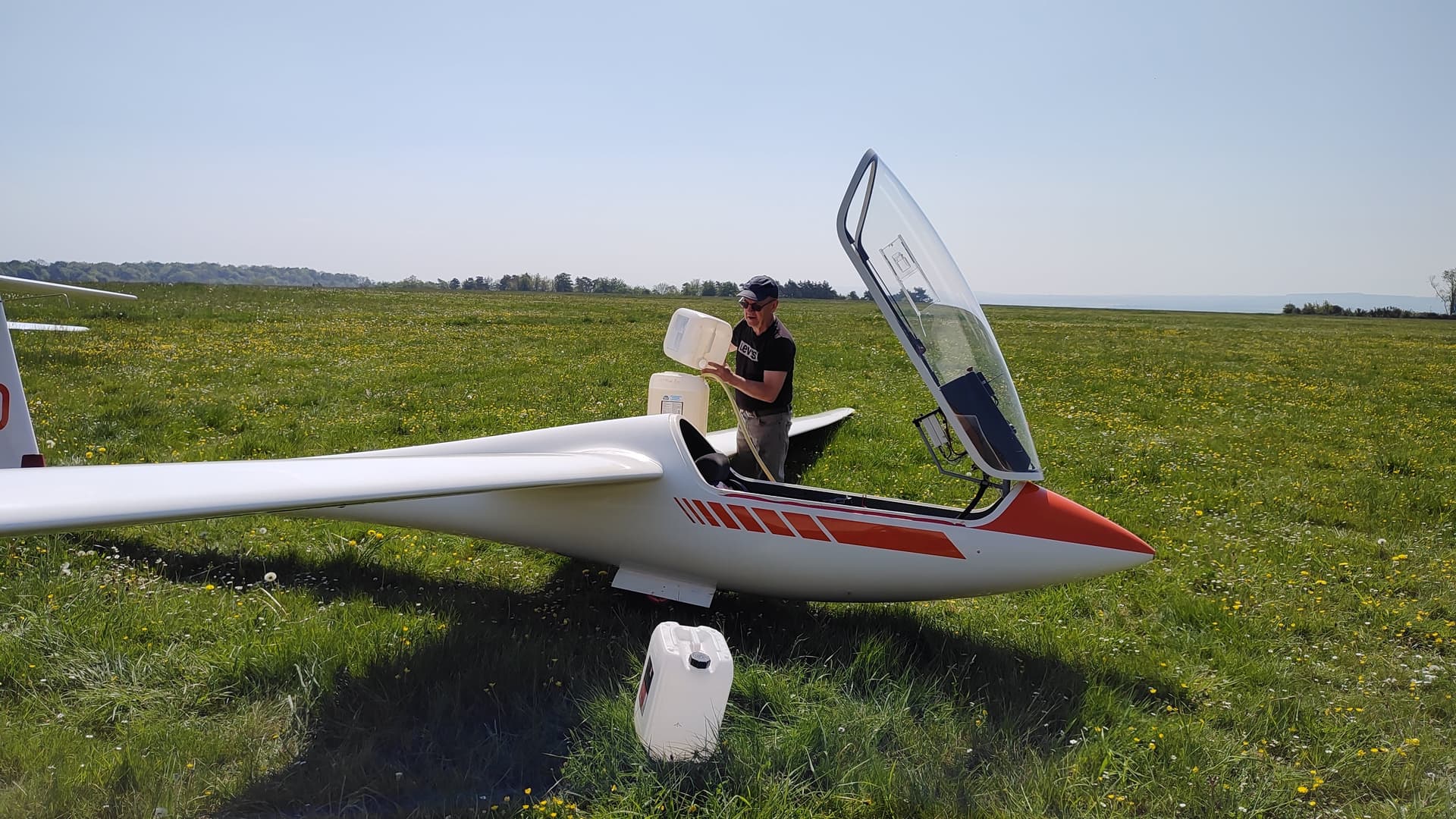 Balastage du planeur Pégase C 101